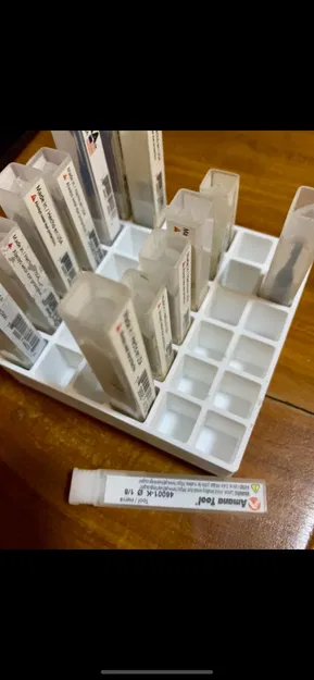 Giá giữ mũi Router Bits Holder 6x6 cho CNC - Image 1