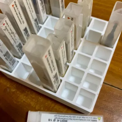 Giá giữ mũi Router Bits Holder 6x6 cho CNC