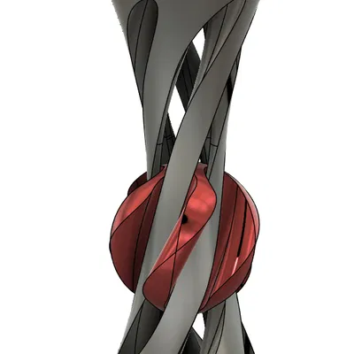 Xếp Spiral Hourglasses (extra high) thành tháp