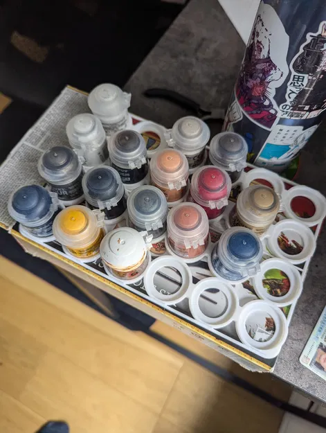 Khay đựng paint cho Warhammer Starter (vừa khít hộp) - Image 1