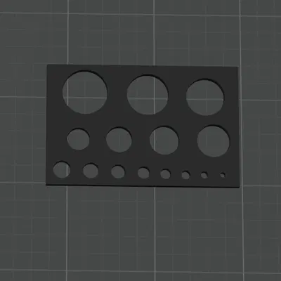 Khuôn vẽ vòng tròn (circle stencil)