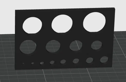 Khuôn vẽ vòng tròn (circle stencil) - Image 2