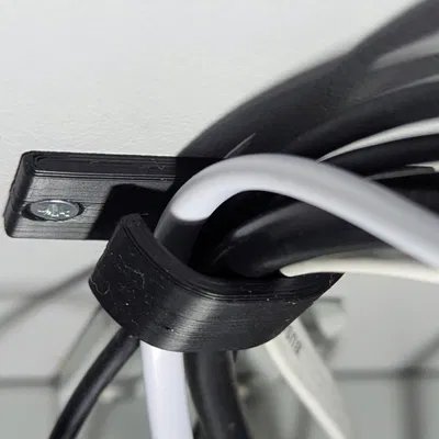 Kẹp Cáp Tối Giản Gắn Dưới Bàn