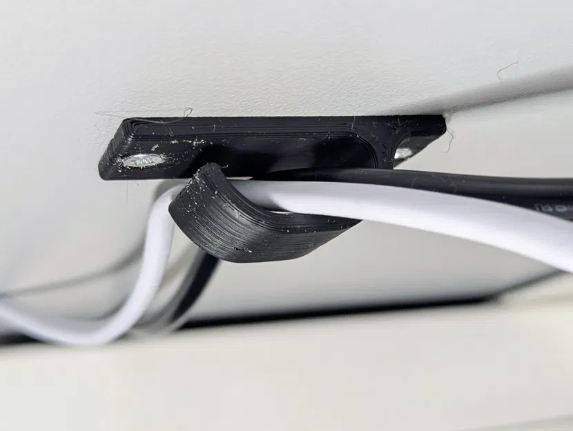 Kẹp Cáp Tối Giản Gắn Dưới Bàn - Image 3