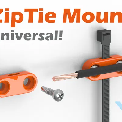 Zip Tie Mount - Universal (Ngàm gắn zip tie đa dụng)