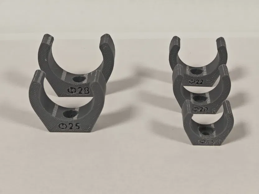 Kẹp ống/ống luồn nhỏ 16–28mm (M3) | Small Pipe & Tube Clips - Image 1