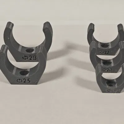 Kẹp ống/ống luồn nhỏ 16–28mm (M3) | Small Pipe & Tube Clips