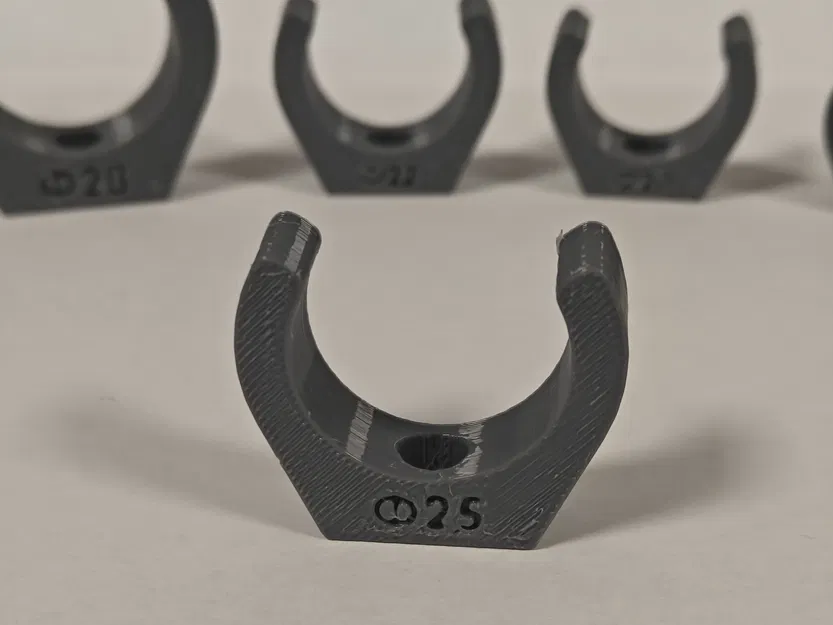 Kẹp ống/ống luồn nhỏ 16–28mm (M3) | Small Pipe & Tube Clips - Image 2