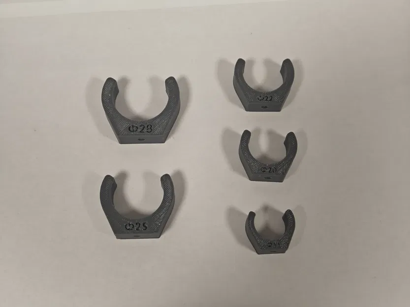 Kẹp ống/ống luồn nhỏ 16–28mm (M3) | Small Pipe & Tube Clips - Image 3