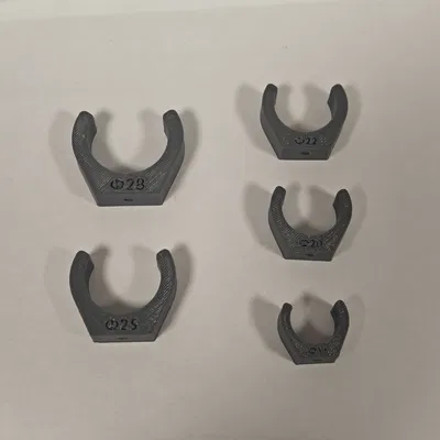 Kẹp ống/ống luồn nhỏ 16–28mm (M3) | Small Pipe & Tube Clips