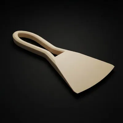 Scraper gỡ mẫu cho bàn in 3D ergonomic (dễ in, mép bo tròn)