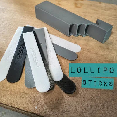 Que khuấy (lollipop sticks) & French Cleat Holder