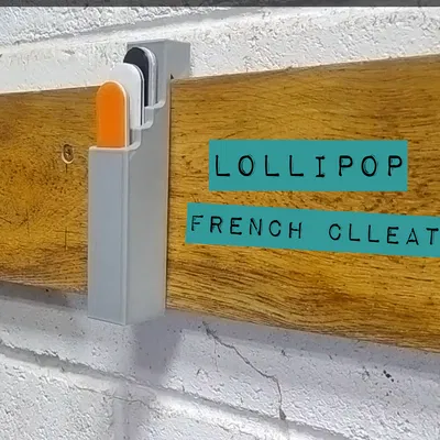 Que khuấy (lollipop sticks) & French Cleat Holder