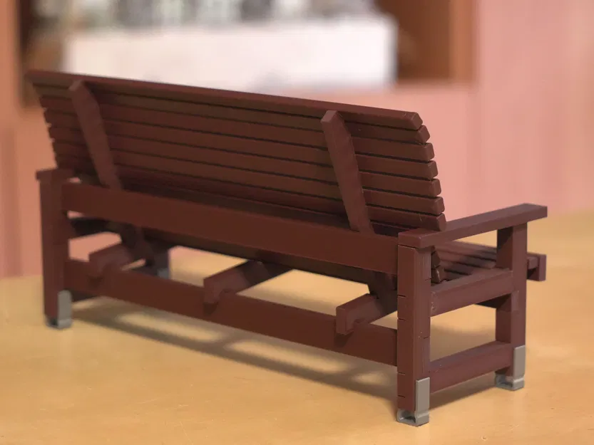 Băng ghế sân vườn thật tỉ lệ 1:10 - Image 2