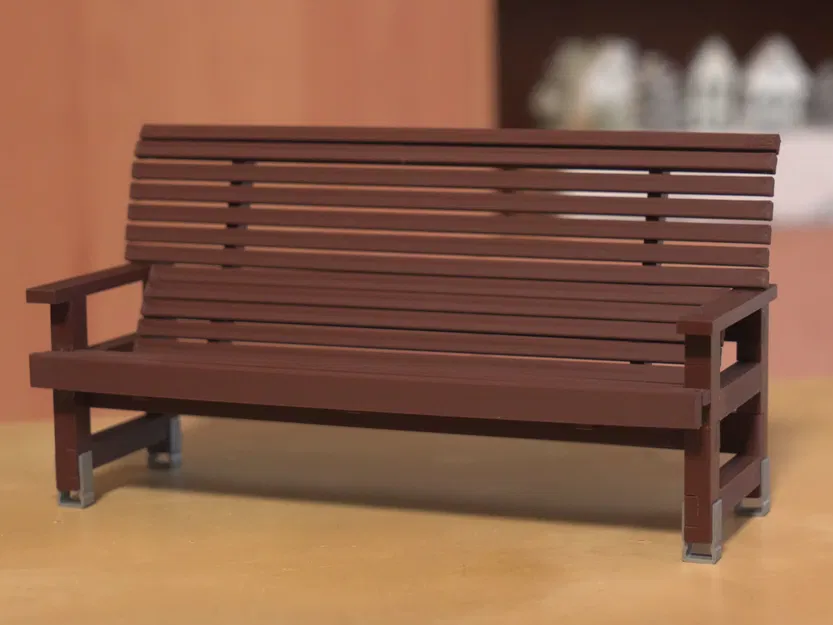 Băng ghế sân vườn thật tỉ lệ 1:10 - Image 3