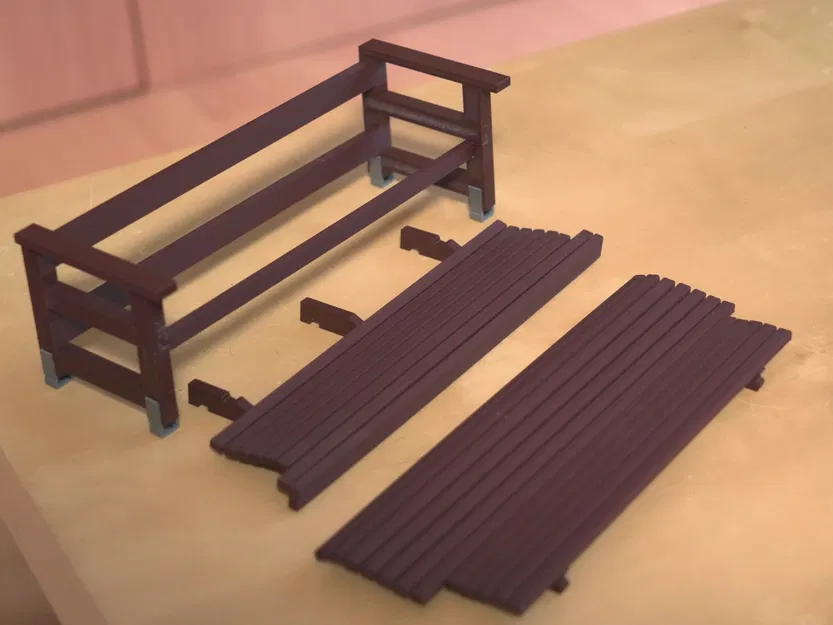 Băng ghế sân vườn thật tỉ lệ 1:10 - Image 4