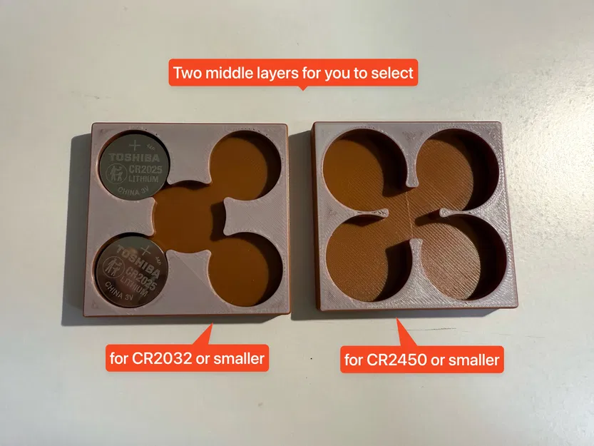 Hộp đựng pin Coin Cell / Button Battery dạng trượt (dễ dùng) - Image 3