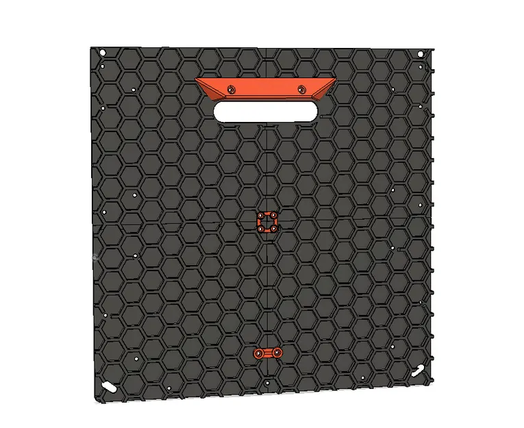 Tấm hông in 3D HIVE - Mod Honeycomb Storage Wall (HSW) - Image 2