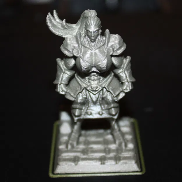 Mini TTRPG DND Nữ Paladin (No Support) in FDM - Image 2