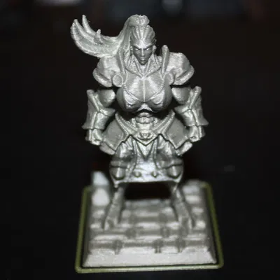 Mini TTRPG DND Nữ Paladin (No Support) in FDM