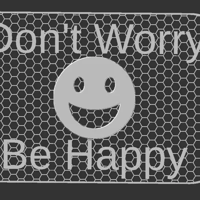 Script OpenSCAD cho bảng hiệu DIY