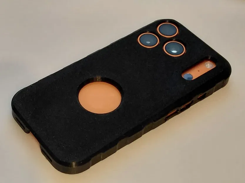 Ốp iPhone 17 Pro mặt lưng phẳng (flat back) – in không cần support - Image 1