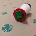 Đầu khuôn đóng xà phòng hình cỏ bốn lá (Four-leaf clover Soap Stamp Head) - Thumbnail 1