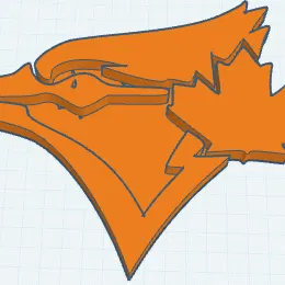 Blue jays (single color) – Logo Blue Jays 1 màu