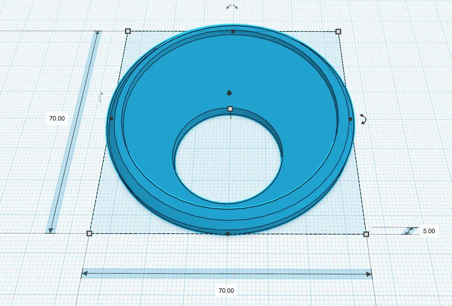 Moen (Model: 3931) - Tấm Plate Che Lỗ Cho Tub Spout - Image 1