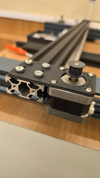 Giá đỡ phẳng cho động cơ bước Nema 17 (NEMA17 stepper motor flat mount) - Image 2