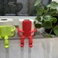 Gnome cuộn giấy vệ sinh cầm điện thoại làm quà tặng (Toilettenmännchen Handy) - Thumbnail 3