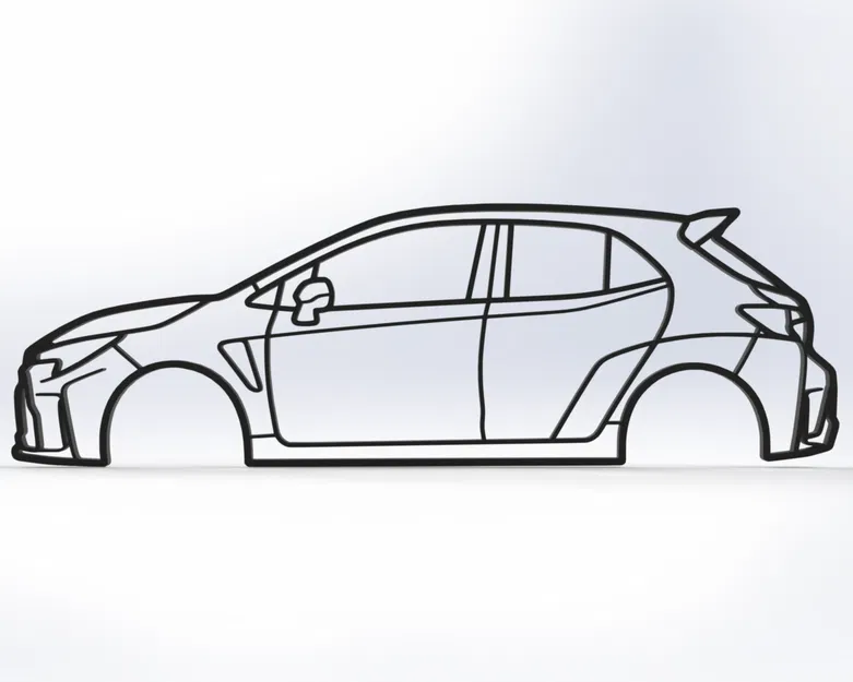 Tranh treo tường Toyota GR Corolla - Image 2