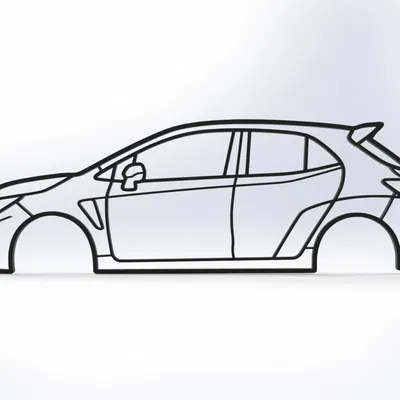 Tranh treo tường Toyota GR Corolla