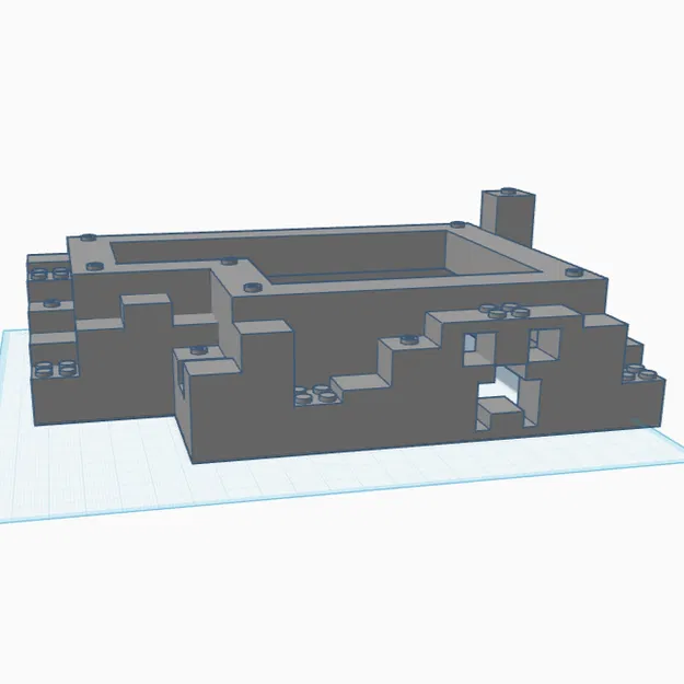 Chân đế trưng bày Lego Minecraft 21243 The Frozen Peaks - Image 2