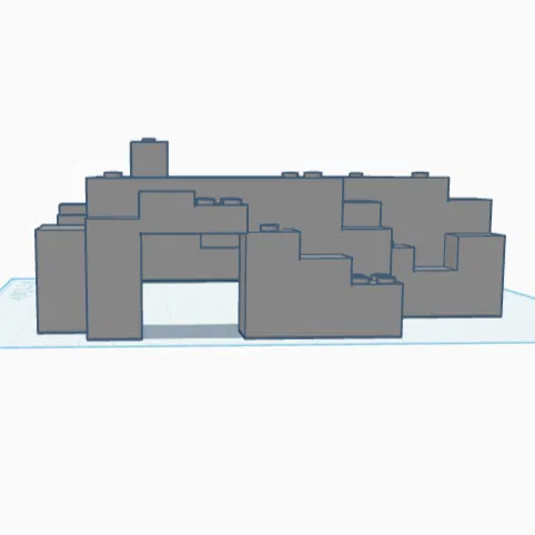 Chân đế trưng bày Lego Minecraft 21243 The Frozen Peaks - Image 3