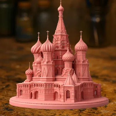 Nhà thờ St. Basil — Biểu tượng Moscow, mô hình nhà thờ Chính Thống Nga mái vòm củ hành