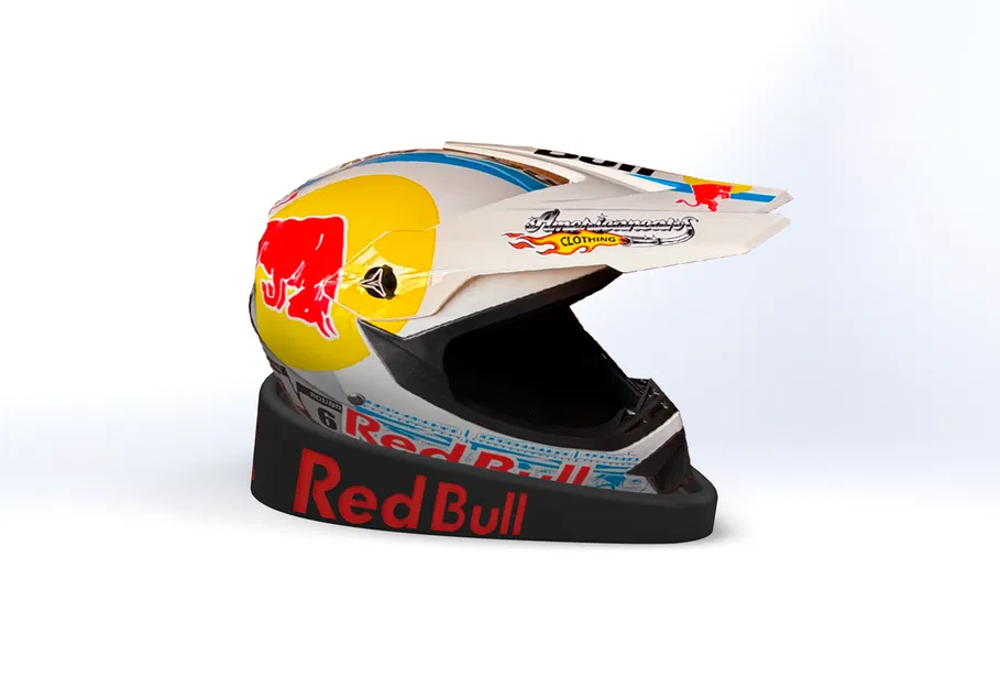 Giá đỡ nón Motocross Red Bull - Image 5