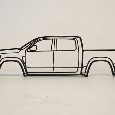 Tranh treo tường Dodge Ram 1500 RHO 5th Gen