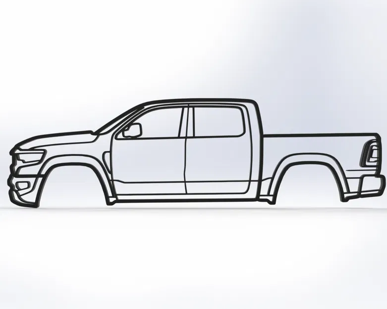 Tranh treo tường Dodge Ram 1500 RHO 5th Gen - Image 2