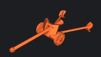 LEGO MILITARY - Pháo chống tăng Đức PAK 40 WW2 (tương thích LEGO) - Image 1