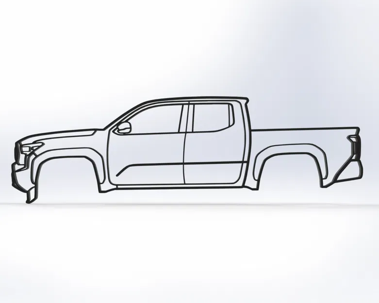 Tranh treo tường Toyota Tacoma 4th Gen TRD Dodge - Image 2