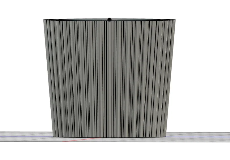 Blumentopf23 – Chậu cây 3D thiết kế gân sọc - Image 2