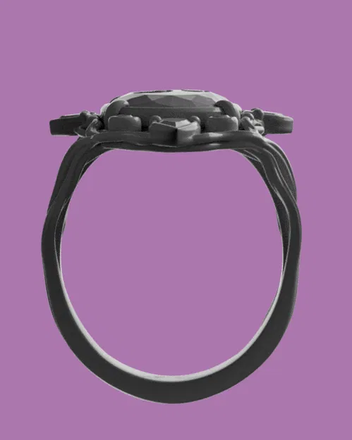 Nhẫn Om (Om Ring) – Trang sức tâm linh in 3D - Image 5