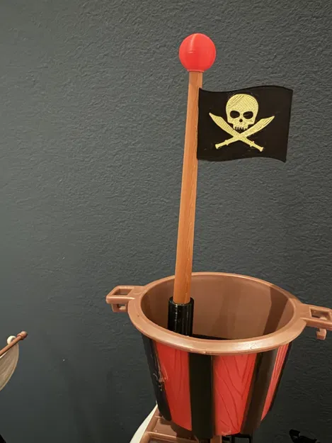 Cờ cột buồm Kaptein Sabeltann - Den sorte Dame - Image 1