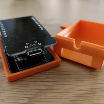 Hộp mặt sau cho ESP32 CAM kèm power card Micro USB