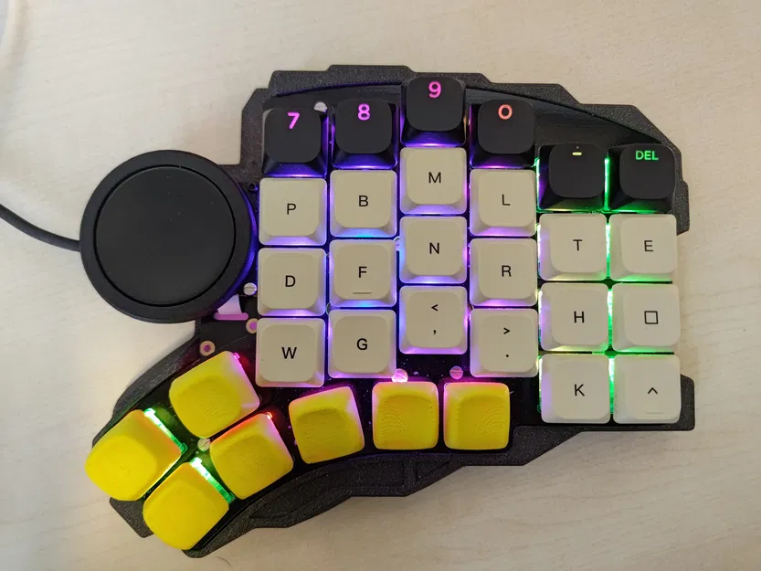 Case bàn phím split Halcyon Elora phong cách sci‑fi - Image 4