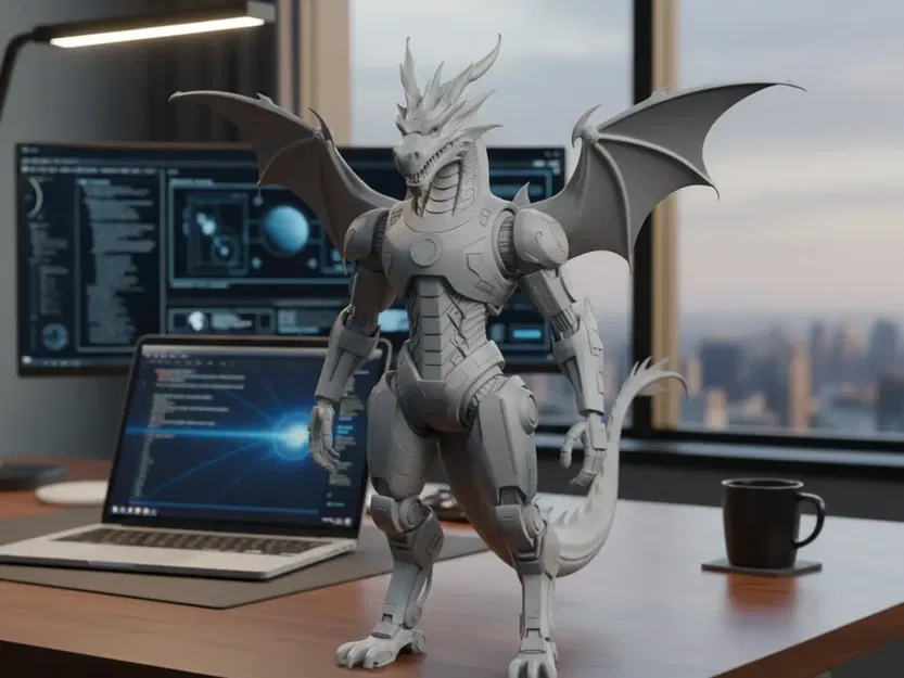 Rồng Cyborg (Cyborg Dragon) - Image 1