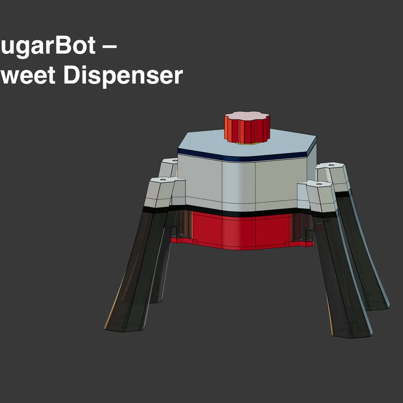 SugarBot - Sweet Dispenser (Máy nhả kẹo xoay núm)