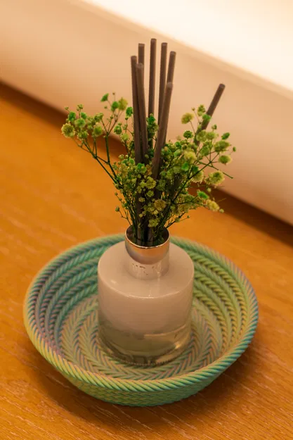 Rope Bowl - Tô Dây Thừng Xoắn Ốc Hình Học Độc Đáo - Image 2