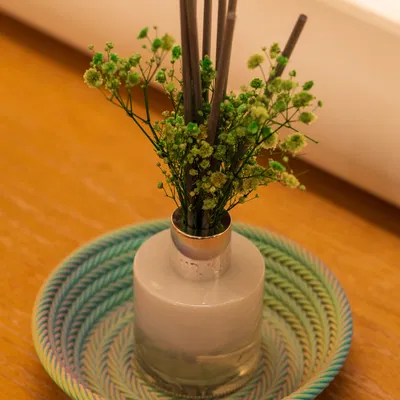 Rope Bowl - Tô Dây Thừng Xoắn Ốc Hình Học Độc Đáo